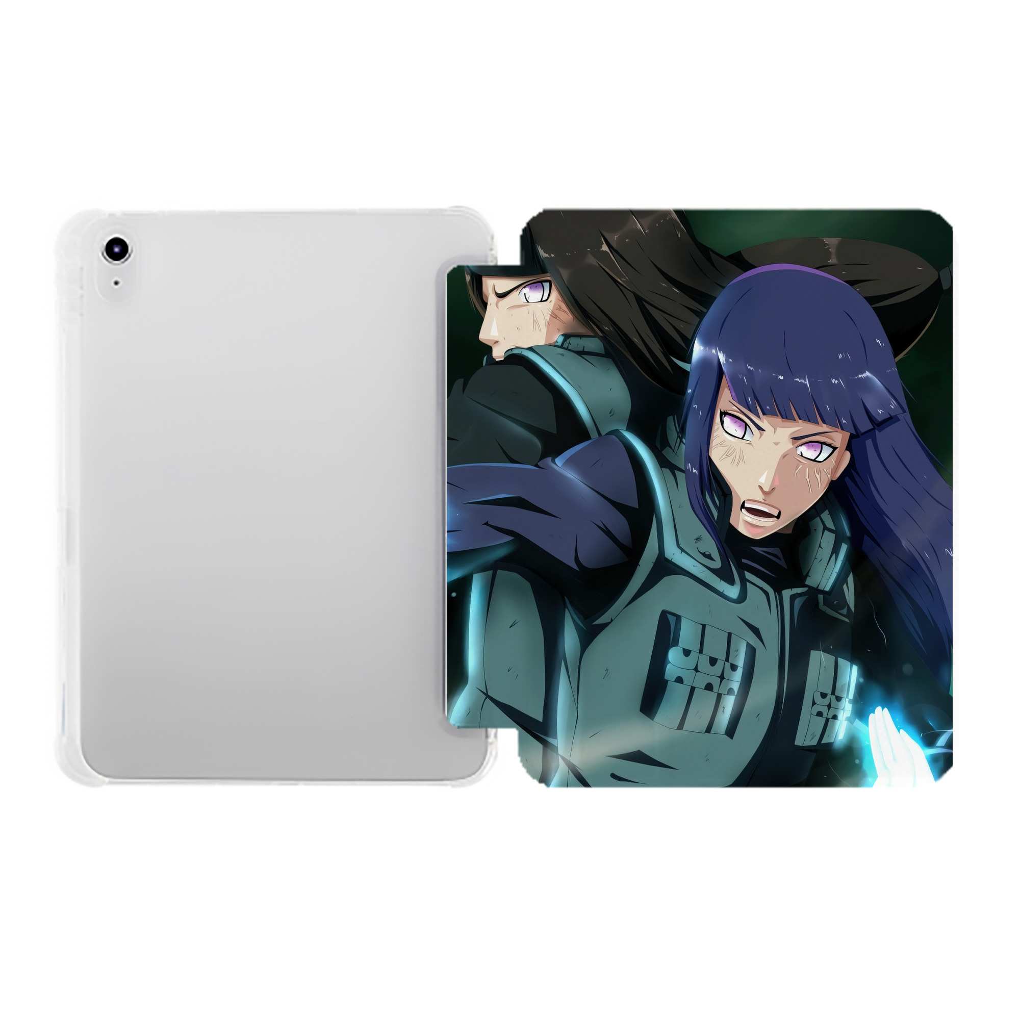 （画像用） NARUTO -ナルト- NARUTO -ナルト- 疾風伝 IPad ケース ペン収納付き 三つ折りスタンド PUレザー×シリコン 対応機種9.5/10.5/10.9インチ